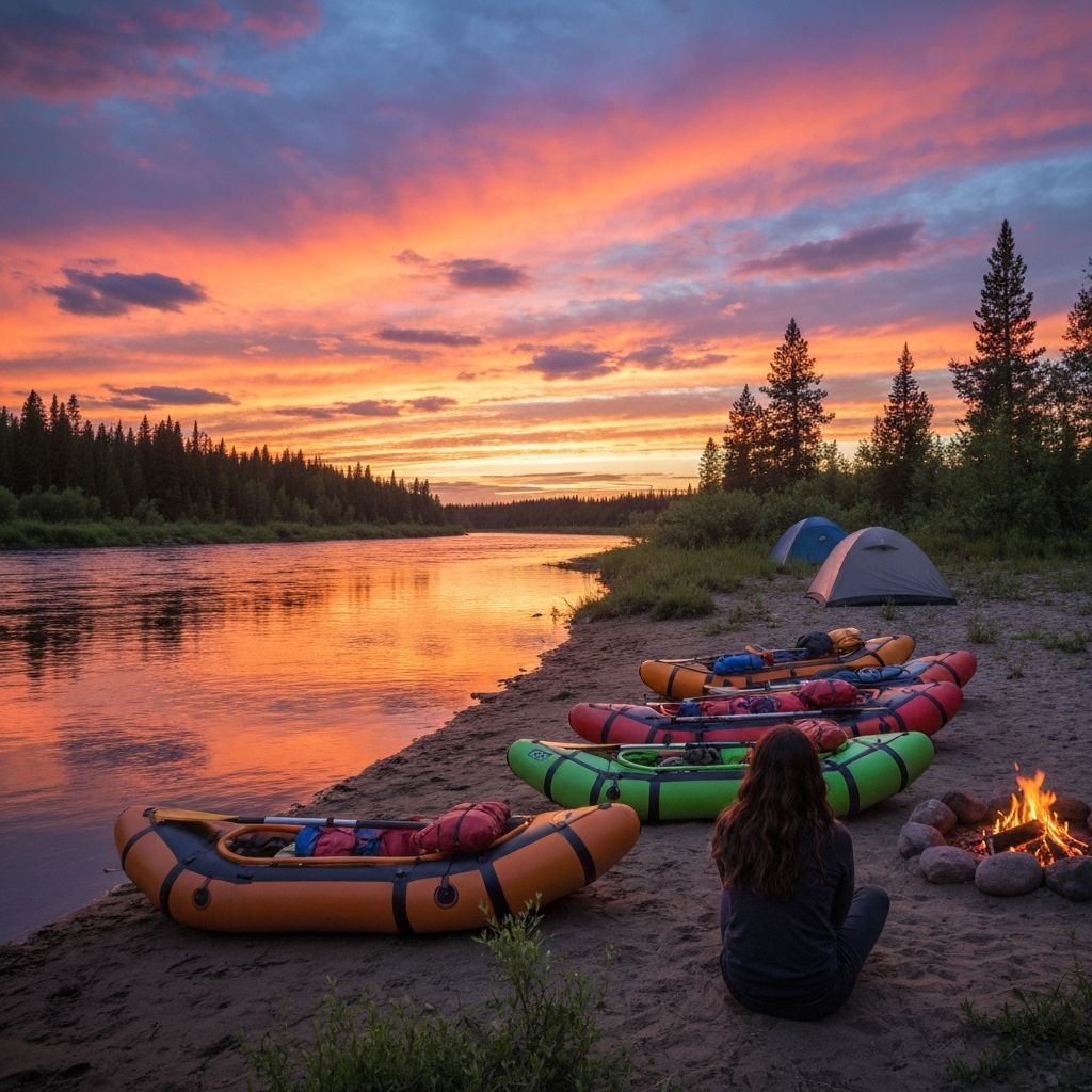 River camping